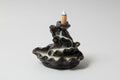Porte-encens en céramique/Backflow-Waterfall, 5,25 x 4,75 pouces H