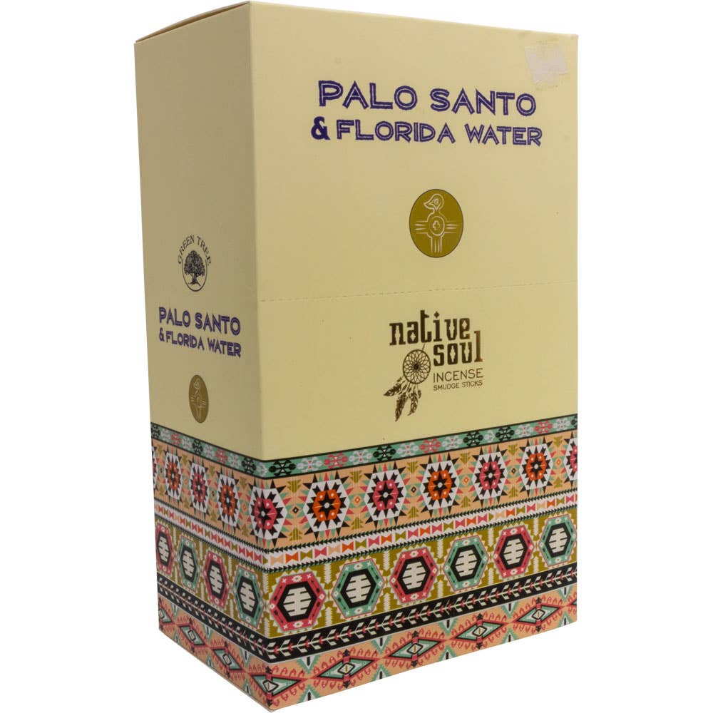 Green Tree Encens-Native Soul-15 Palo Santo Eau Mer Floride