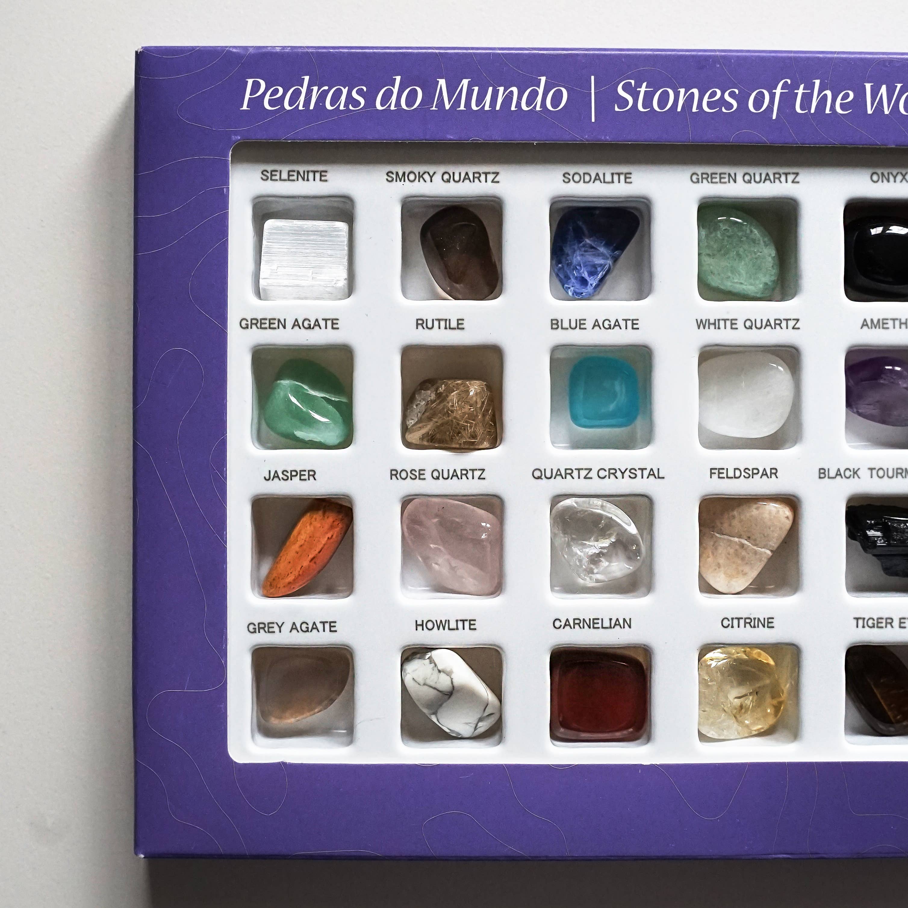 Pierres du monde - Collection de cristaux roulés