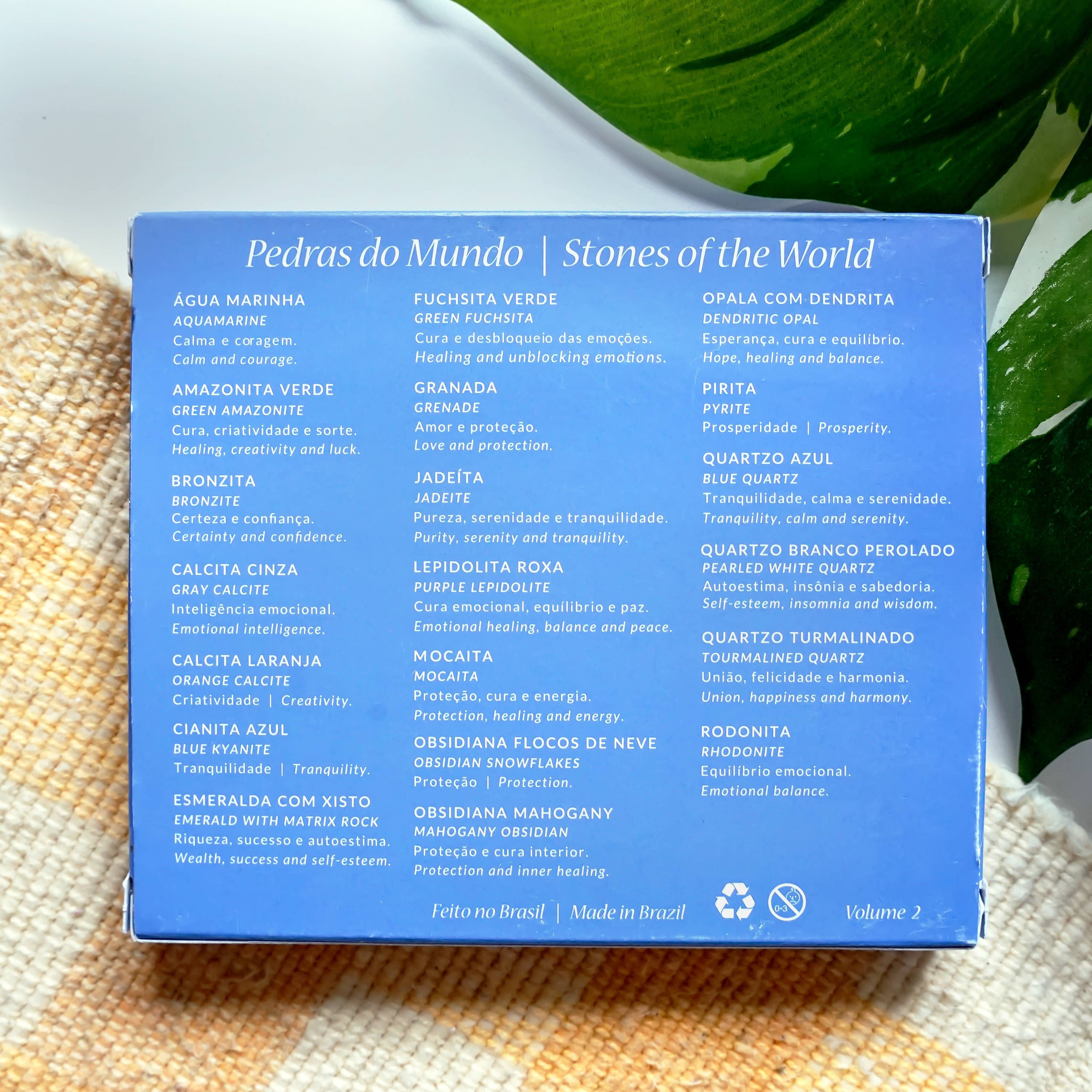 Pierres du monde — Collection de cristaux bruts