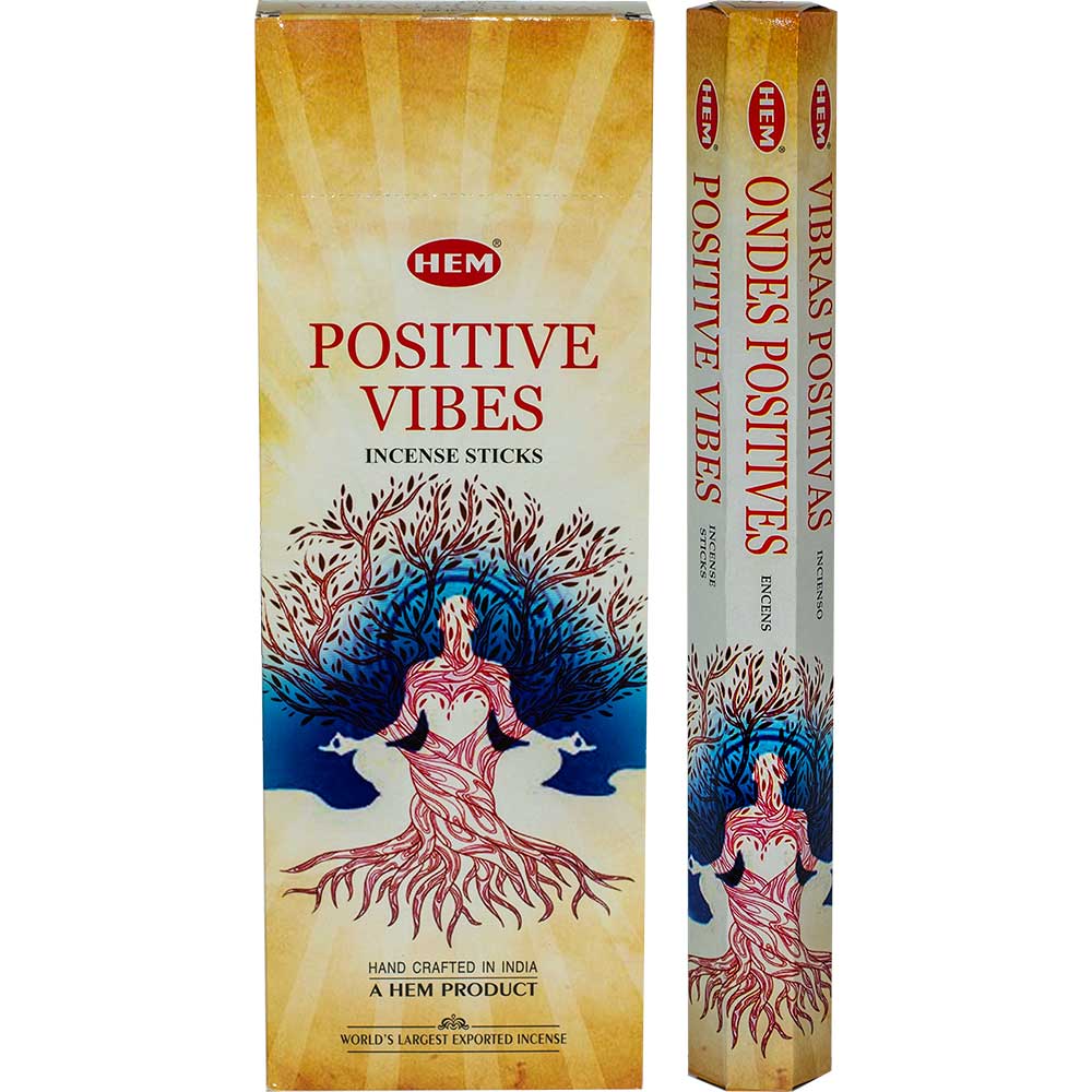 HEXAGONAL - ENCENS HEM - VIBRATIONS POSITIVES 20 GR (PQT 6)